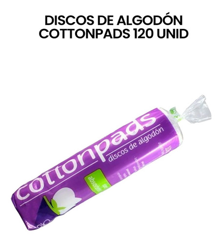 Discos De Algodón Cottonpads 120 Unid