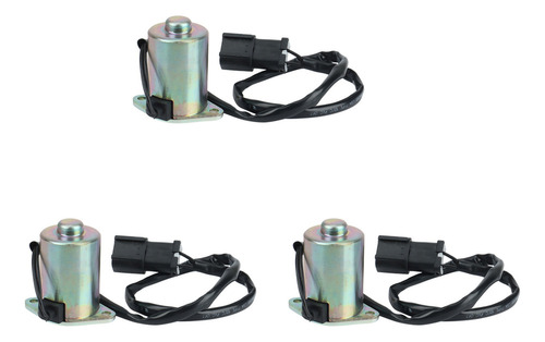 3 Veces Para Pc200-6 (6d102) Safety Lock Rotary Solenoide Va