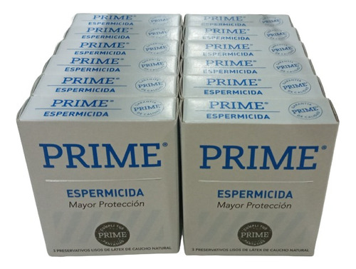 Preservativo Prime Espermicida Caja 36 Unidades - 12 X 3