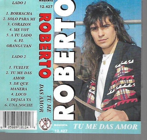 Roberto Almendra Album Tu Me Das Amor Magenta Cassette