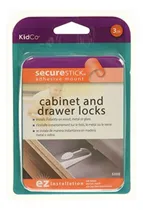 Comprar Kidco Juego De 3 Cierres Adhesivos Para Armarios Y Cajones,