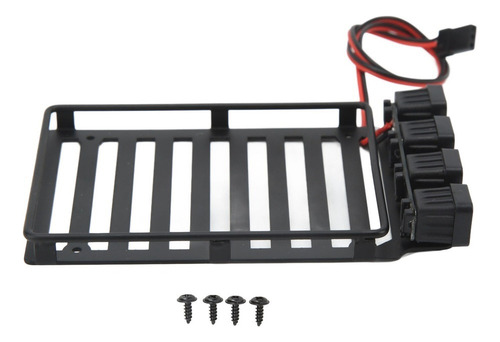 Portaequipajes Rc Roof Rc Con Luz Led Para Techo De Coche Rc