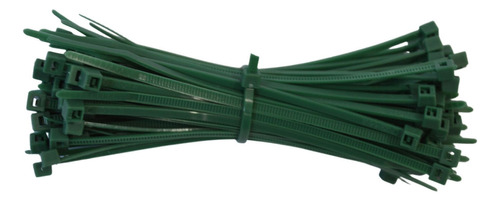 Abraçadeira De Nylon Enforca Gato Tairapes 10,5cm X 1000 Un Cor Verde
