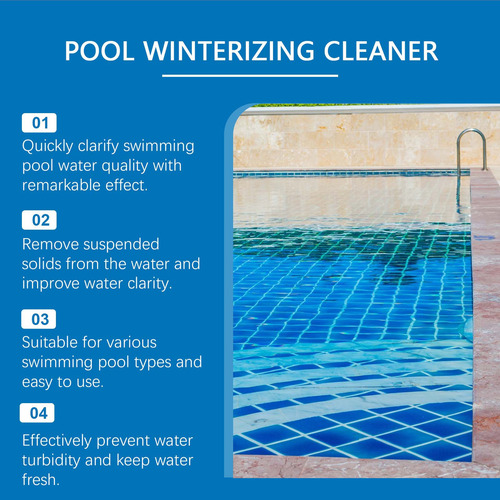 Clarificador De Agua G Pool Para El Hogar, Piscina Pública Y