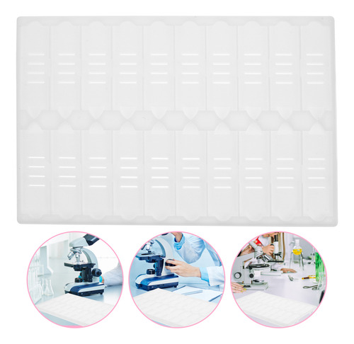 Soporte Portaobjetos Para Microscopio, Tabla De Almacenamien