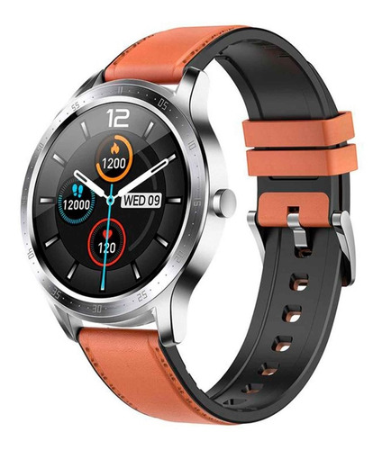 Smartwatch Colmi Sky 5 Con Correa De Cuero Marrón 1.3  Ips