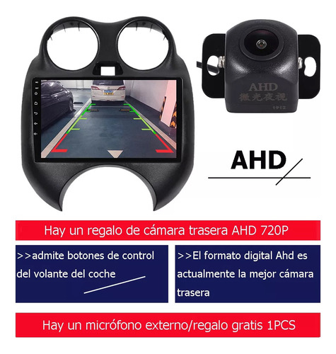 Auto Radio Estéreo Android Gps Carplay Para Nissan Versa March 10-13