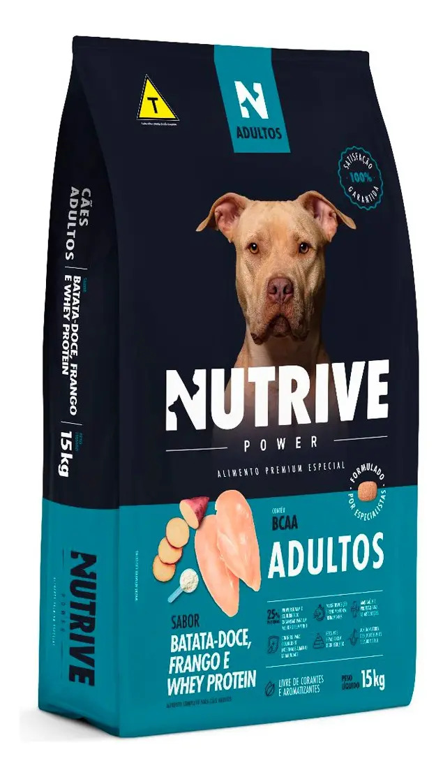 Ração cães Nutrive power adulto 15kg