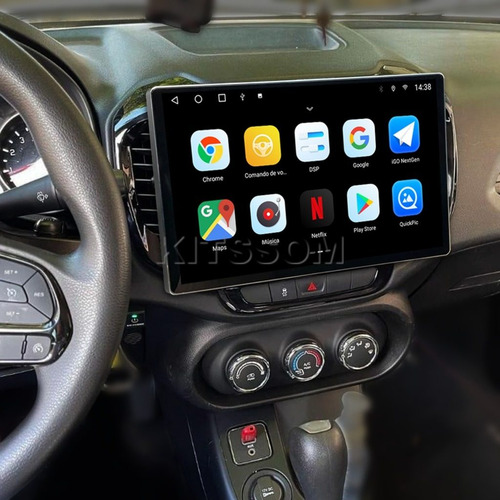 Multimídia Fiat Toro 2018 2019 2020 2021 2022 2023 V2 Tesla