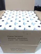 Comprar Rollo Papel Térmico 80x65 Impresoras Fiscales, Alta Calidad
