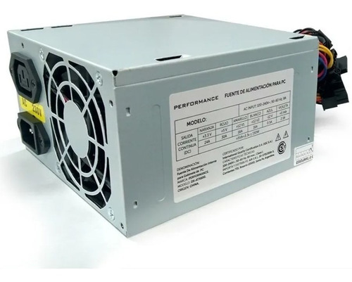  Fuente De Alimentación Para Pc 600w Performance Dx-atx600