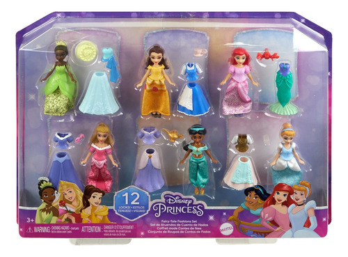Disney Princesa Muñeca Colección Atuendos Reales