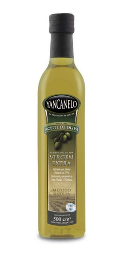 Aceite De Oliva Extra Virgen Yancanelo Sinolea 500 Ml. 