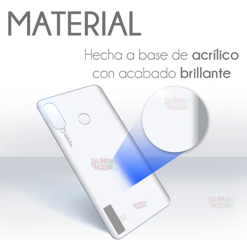 Tapa Trasera Para Huawei P30 Lite Mar-lx3b Mar-l01a 48mp Color Blanco Slim Company