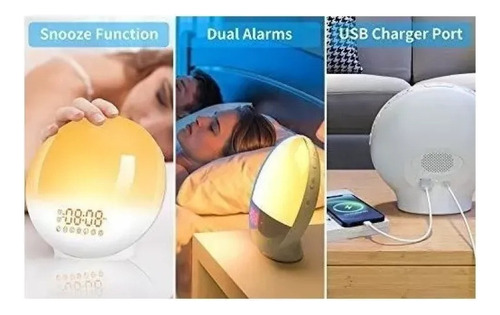 . Alarma De Amanecer Y Luz Nocturna Luz Nocturna