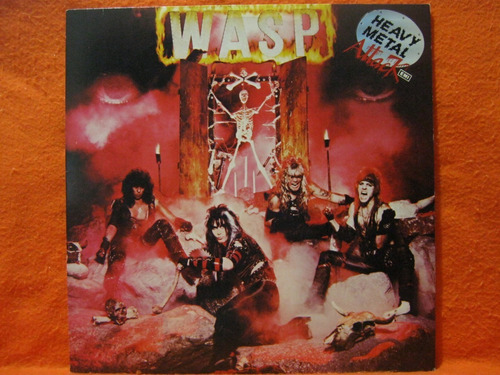 Lp Disco De Vinil Wasp Álbum De Estreia 1984 Com Encarte