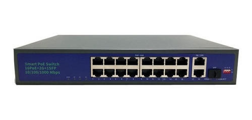 10 Pcs Switch 16 Portas Poe 250w 2x Gigabit 1 Sfp F1621gbl-a