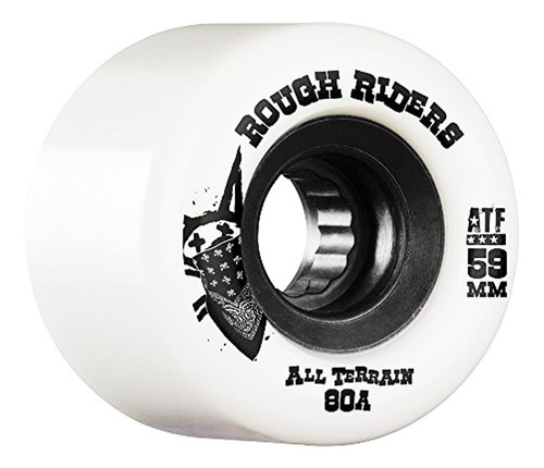 Roda Bones Rough Riders Atf 59mm 80a - White