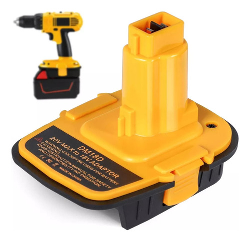 Adaptador De Batería Para Herramientas Dewalt Dm18d De 18 V 