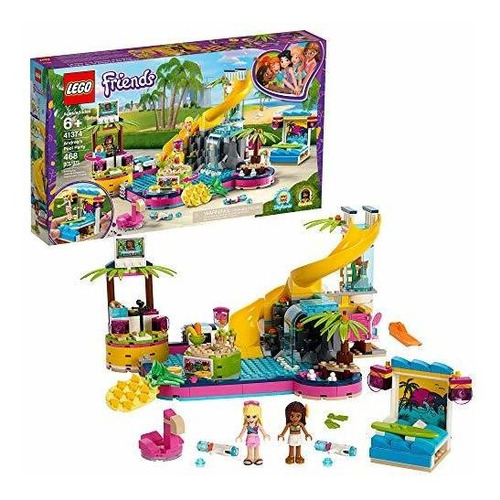 Lego Friends Andreas Pool Party Juego De Construccion 