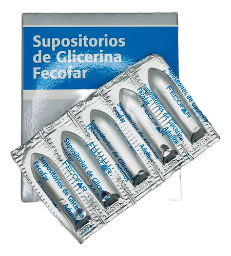 Supositorios De Glicerina Fecofar Adultos 10u