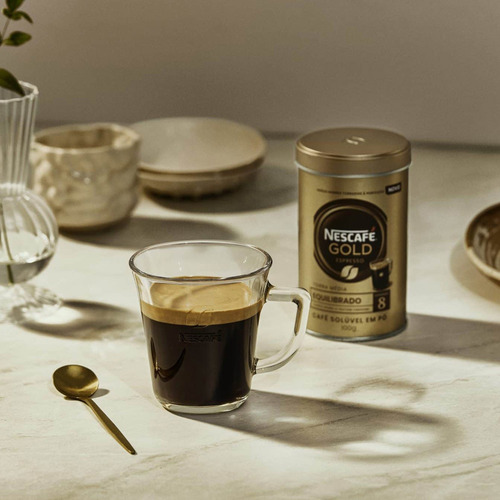 Café Solúvel Nescafé Gold Equilibrado Kit 3 Latas 100g