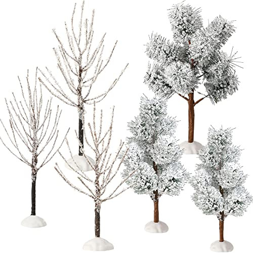 Conjunto De 6 Árboles De Decoración Pequeños, Árbol...