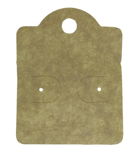 1000 Cartelas Brancas Dupla Face Para Brinco - 5,5 X 4,5 Cm