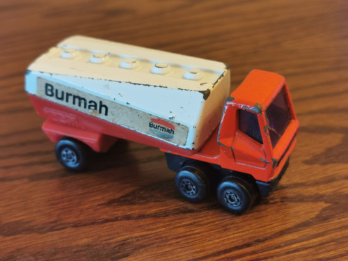 Matchbox Lesney Superfast Freeway Gas Tanker Burmah #63