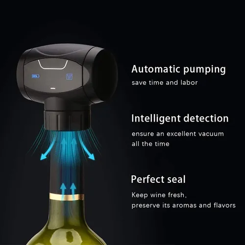 Electric Vacuum Wine Stoppers, Wine Bottle Stopper Sealer