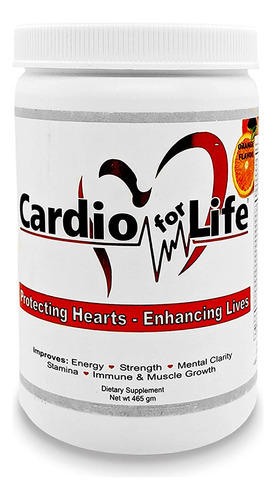 Cardio For Life L-arginina En Polvo 16 Oz - Naranja - Suple