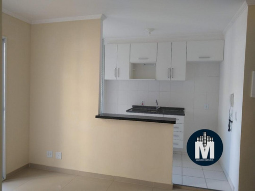 Imagem 3 de 15 de Apartamento Com 2 Dorms, Sacada, Reformado, 1 Vaga, Área Útil: 44m² - Cotia - Cmi09