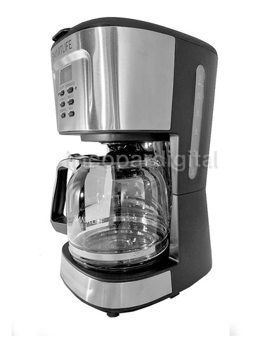 Cafetera 980w Digital Programable 1.5lts Electrica Smartlife