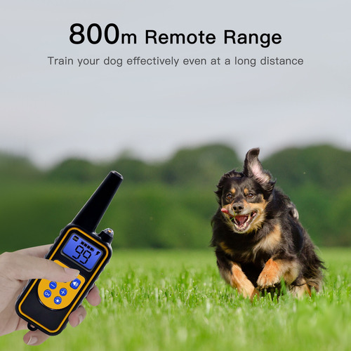 Collar De Entrenamiento Remoto Para Perros, Control De Ladri