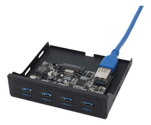 Hub Frontal 3.5  4 Ptos Usb 3.0  Pci X1 Para Pc 