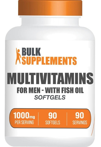 Bulk Supplements | Multivitamin For Men | 1000mg | 90 Softg