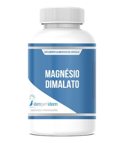 Magnésio Dimalato 500mg 60 Cáps Sem Sabor