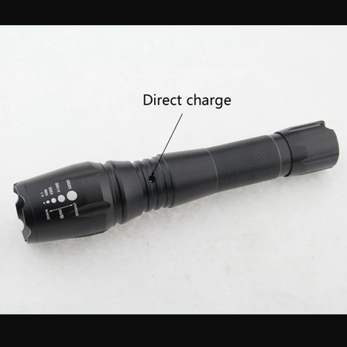 Lampara Tactica De Mano 3500 Lumenes Doble Cargador Vs Agua