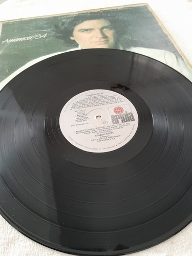 Disco Vinilo Camilo Sesto Amanecer 84 Edición 1984 (Usado)
