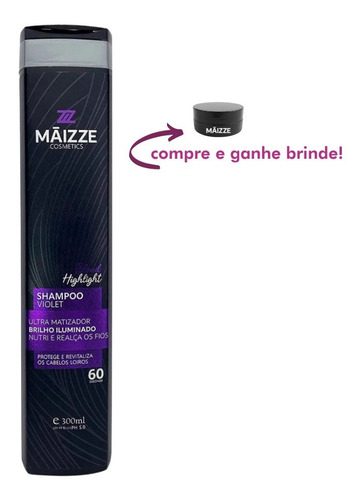 Maizze Blond Highlight Violet Shampoo 300ml