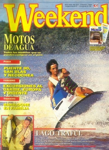 Revista Weekend: Motos De Agua - Número 257 - Febrero 1994