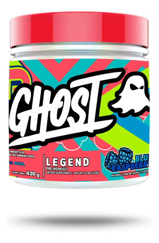 Pre Entrenador Ghost Blue Raspberry 420 Gr