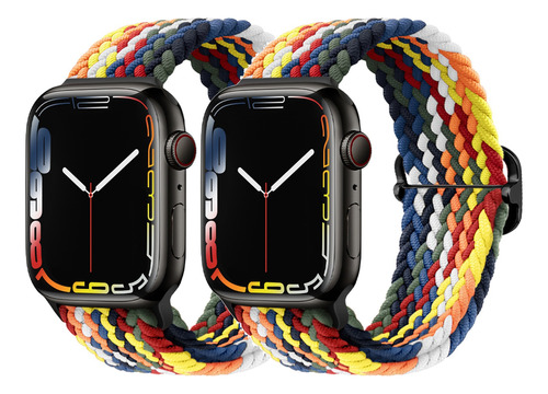 2pzs Correa Para Apple Watch Reloj Todas Series Extensible