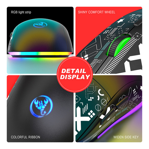 Indicador Óptico Keystroke T90 Design Million 2,4 G Hxsjbest
