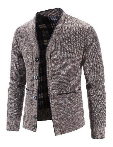 Suéteres Punto Hombre Cárdigan Chaquetas Gruesas De Invierno