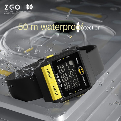 Reloj Electrónico Batman Ligero E Impermeable Para Jóvenes