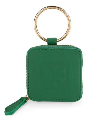 Moderno Bolso Satchel Verde Marca Cloe Rblco24227ver Verde Monograma Níquel Verde