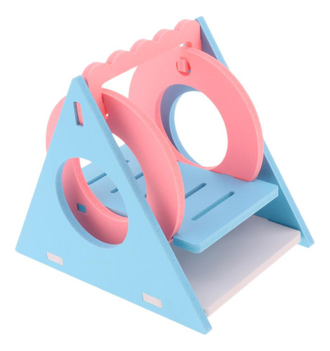 Hamster Toy Swing Wooden Colorido Pequeno Animal De Estimaçã
