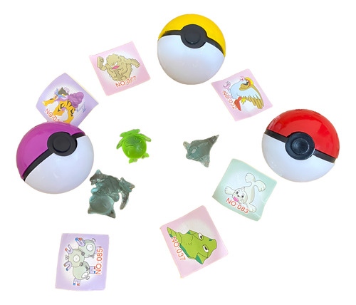 Pokebolas De 3.5cm 100pcz Fiestas Y Piñatas