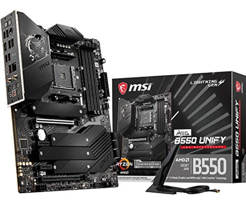 Placa Base Para Juegos Msi Meg B550 Unify (amd Am4, Ddr4, Pc